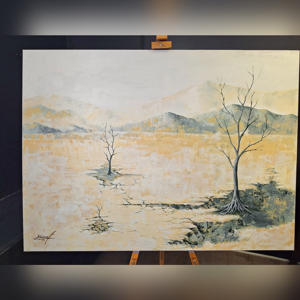 Original Acrylic Painting On Canvas 36"x48"